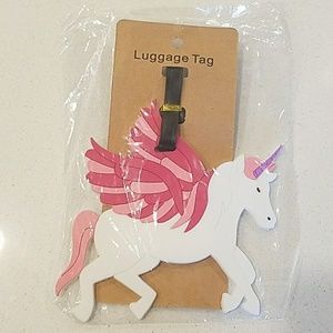Unicorn Luggage Tag